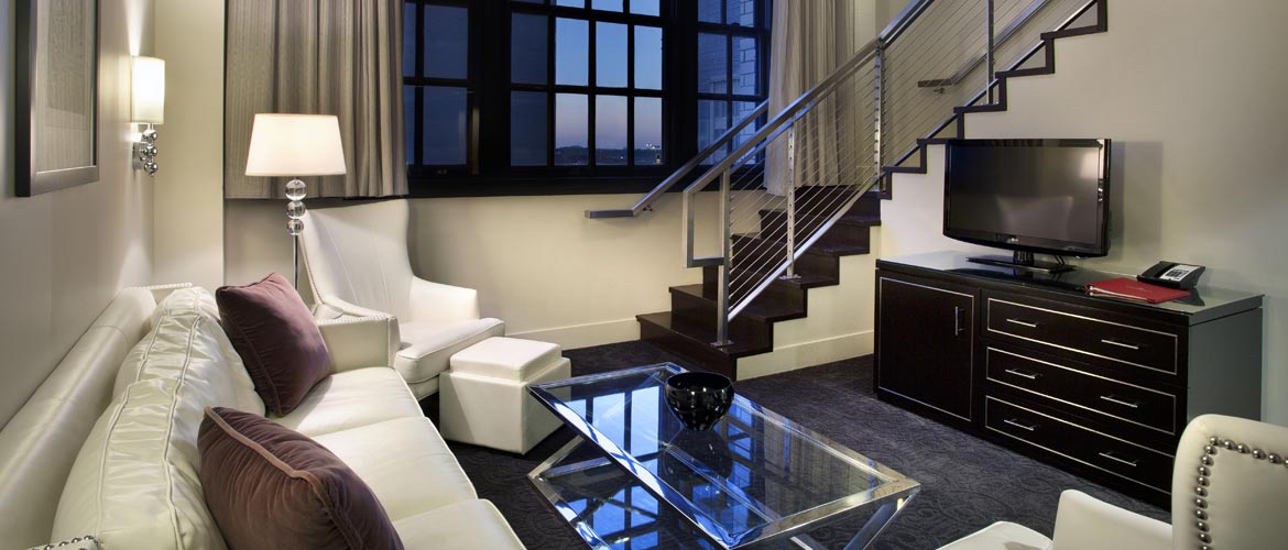 Ambassador Hotel Loft Suite Lower Level