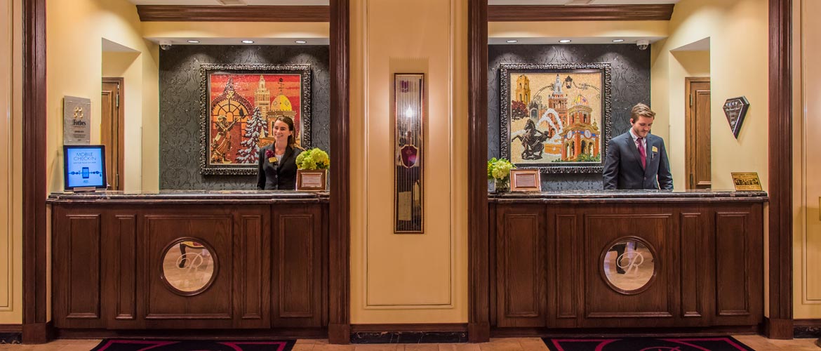 Raphael Hotel Lobby Front Desk
