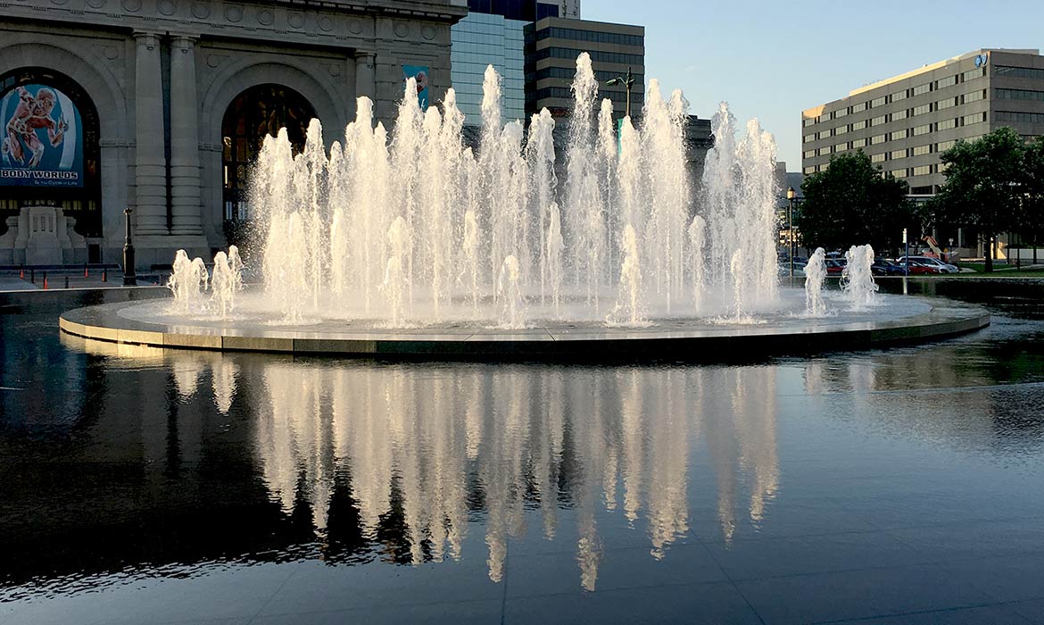 The Henry Wollman Bloch Fountain, Kansas City
