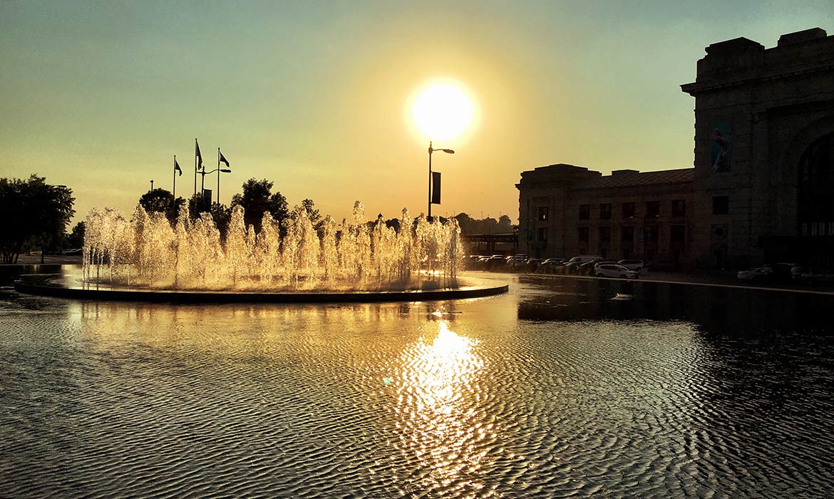The Henry Wollman Bloch Fountain, Kansas City